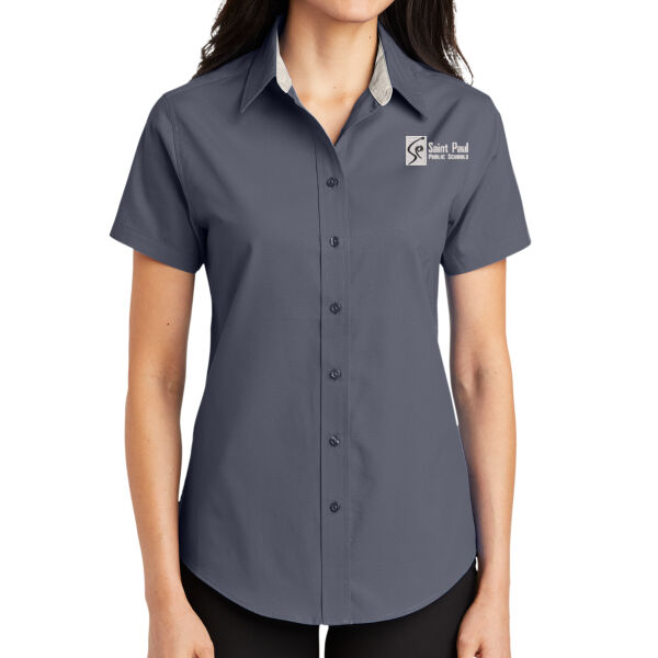 Ladies Short Sleeve Easy Care Shirt Thumbnail