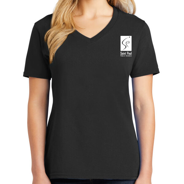 Ladies Core Cotton V Neck Tee Thumbnail